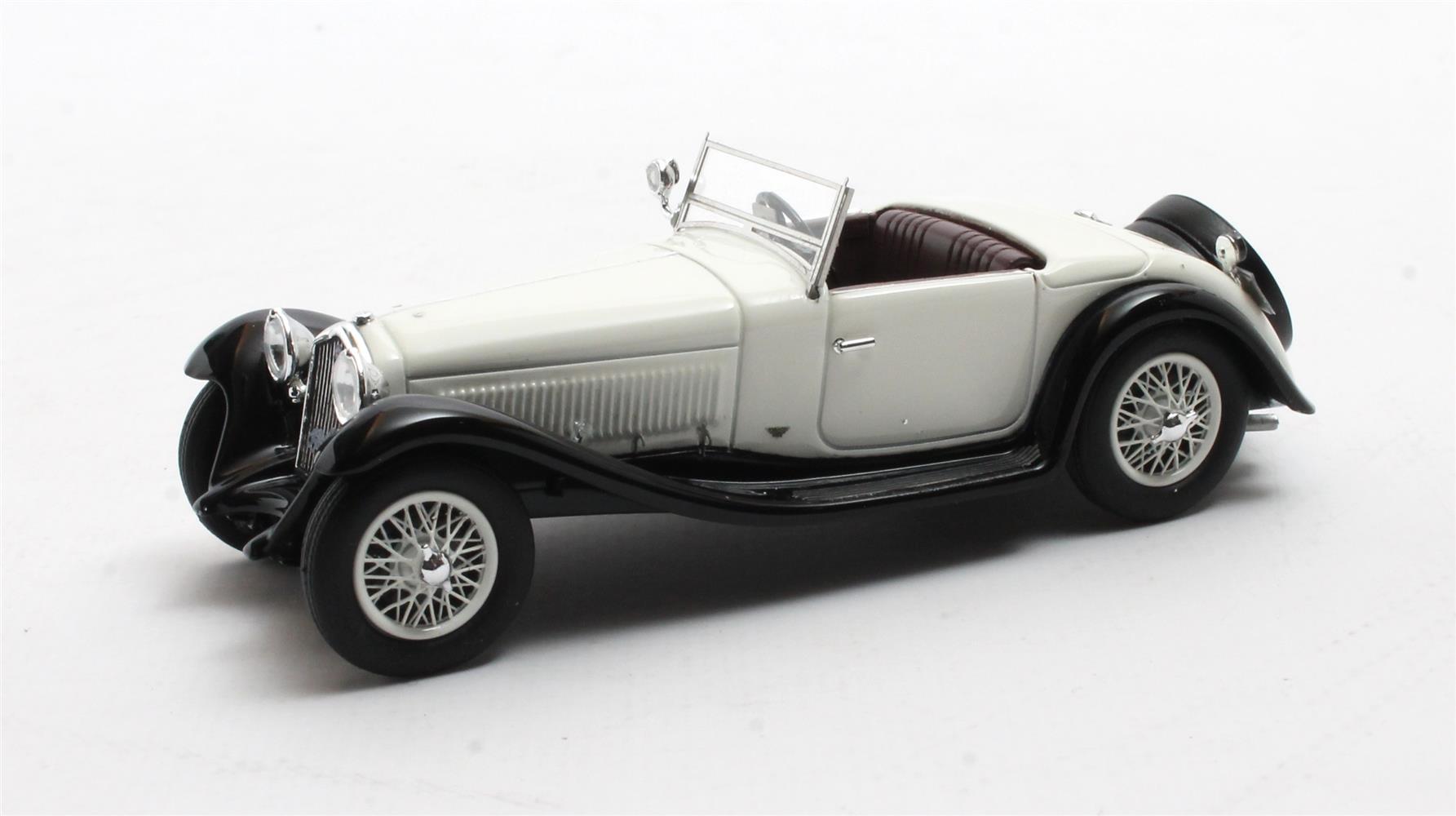 Alfa Romeo 6C 1750 SC Figoni 1932 Wit/Blauw - 1:43
